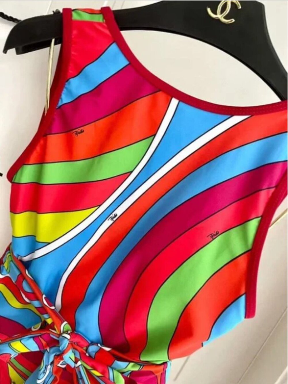 Emilio Pucci Multicolor One Piece Swimsuit - Picture 3 of 6